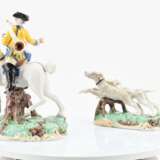 7 figurines from a centerpiece 'Frankenthal Yellow Hunt' - Foto 27
