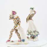 Figurine duo Harlequin and Harlequins - photo 3