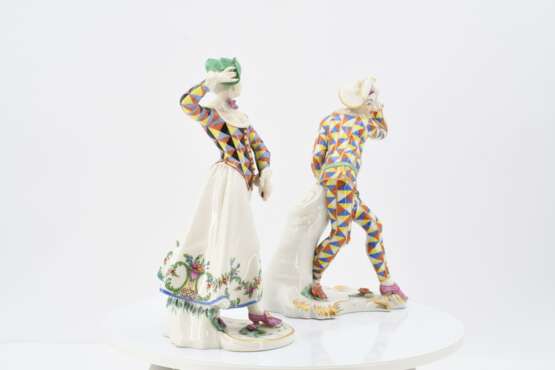 Figurine duo Harlequin and Harlequins - Foto 5