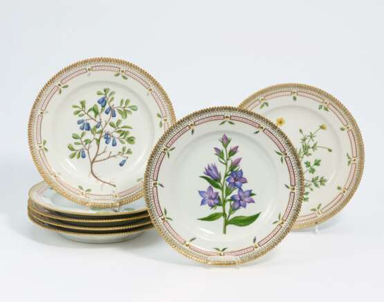 Seven plates "Flora Danica" - Foto 1