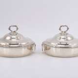 Pair of round lidded bowls - Foto 1