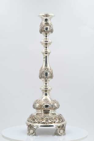 Pair of large candlesticks with baluster shaft - photo 13