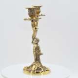 Pair of two-flame vermeil candlesticks with cupids - Foto 9
