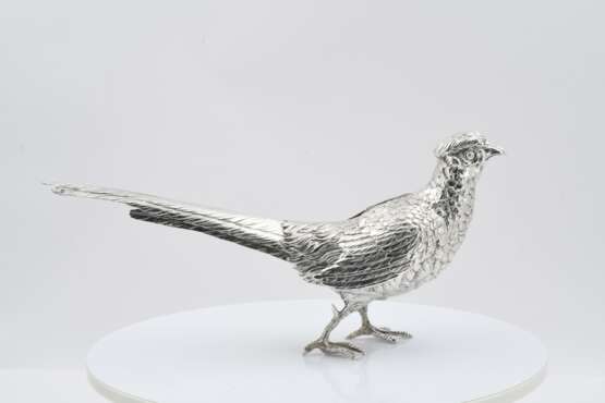 Figurines of a male and a female pheasant - photo 2