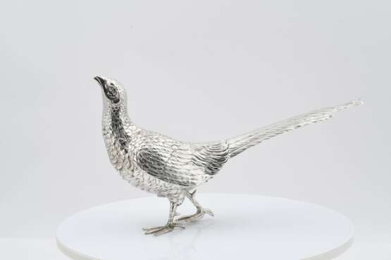 Figurines of a male and a female pheasant - photo 8