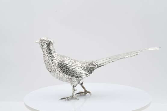 Figurines of a male and a female pheasant - photo 11