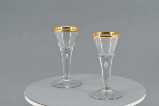 Set of six small pointed chalices - photo 2