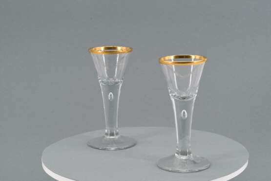 Set of six small pointed chalices - Foto 12