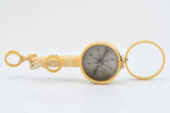 Pocket compass, small bow scale, pocket direction finder - фото 3