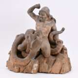 Man fighting with snake - photo 1