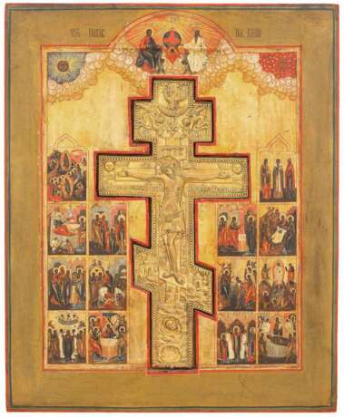 Grosse Staurothek-Ikone "Kreuzigung Christi" - Foto 1