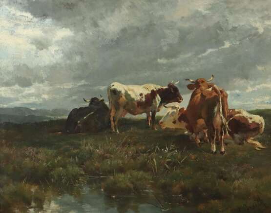 Braith, Anton Biberach an der Riß 1836 - 1905 ebenda, Tiermaler, Schüler von J - Foto 1