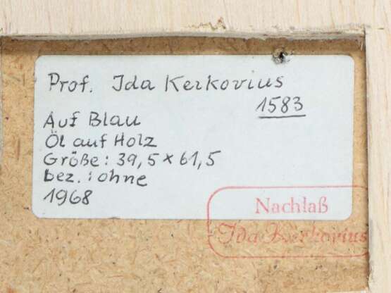 Kerkovius, Ida Riga 1879 - 1970 Stuttgart, Schülerin von Adolf Hölzel, am Bauhaus Weimar bei Kandinsky, Klee und Itten, Prof - фото 4