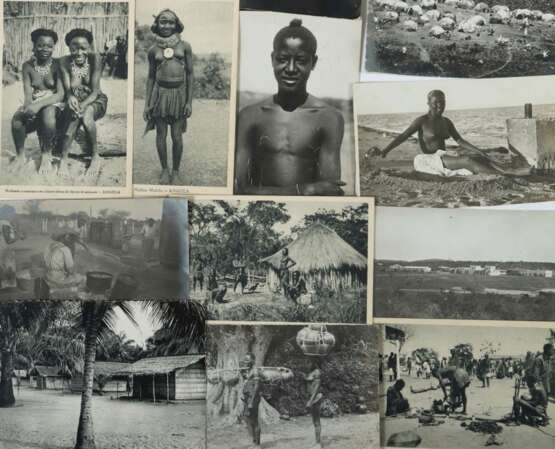 Sammlung ethnologischer Postkarten u.a. Angola - фото 4