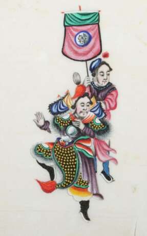 2 feine Tsuso-Malereien China - photo 3