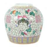 Bauchige ''Famille-Rose'' Vase China - photo 1