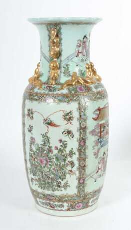 Große ''Famille-rose'' Vase China - photo 2