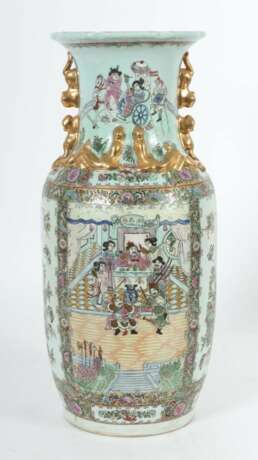 Große ''Famille-rose'' Vase China - photo 3