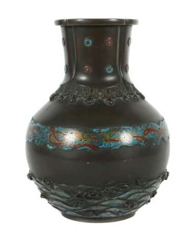 Cloisonné-Vase Japan - фото 1