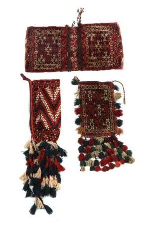 Drei turkmenische Taschen 1. Drittel 20. Jh. - photo 1