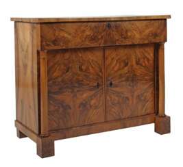 Biedermeier-Säulenhalbschrank 2. Viertel 19. Jh.