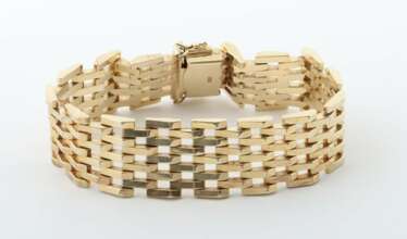 Gliederarmband Gelbgold 585