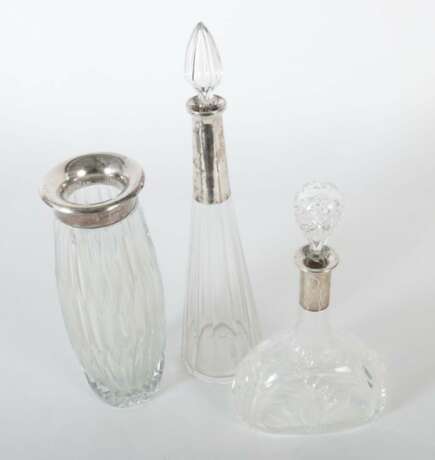 2 Karaffen und Vase mit Silbermontierung Deutschland - Foto 2