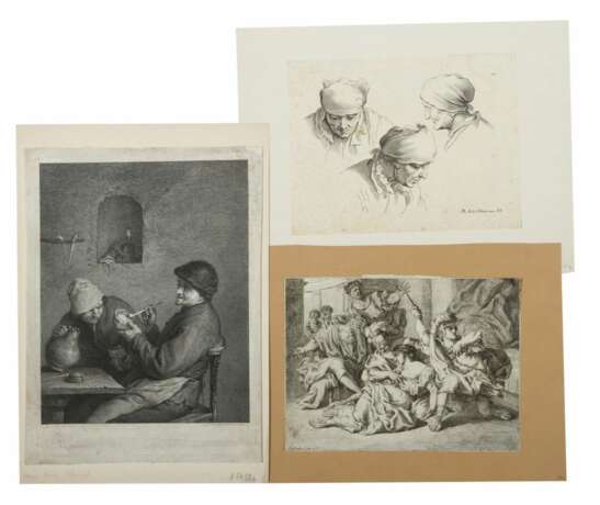 Verschiedene Grafiker des 18./19. Jh. 3 Figurenillustr. nach Jacob Wilhelm Mechau (1745-1808) - photo 1