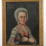 Maler des 18. Jh. ''Portrait einer Dame mit Spitzenhaube'' - photo 2