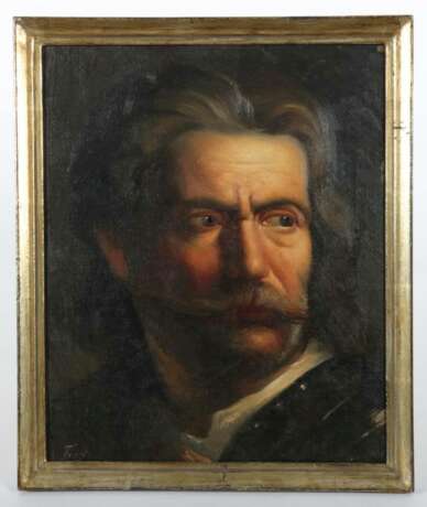 Portraitmaler des 19. Jh. ''Bärtiger Mann'' - photo 2