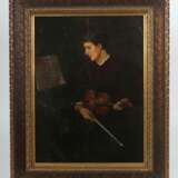 Maler des 19./20. Jh. ''Geigenspielerin'' - photo 2