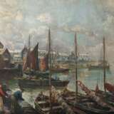 Landschaftsmaler der 1. Hälfte des 20. Jh. ''Hafenpartie'' - photo 1
