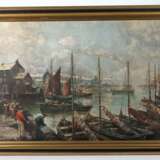 Landschaftsmaler der 1. Hälfte des 20. Jh. ''Hafenpartie'' - фото 2