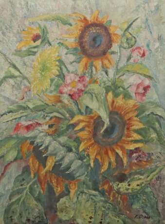 Maler des 20. Jh. ''Sonnenblumen'' - photo 1