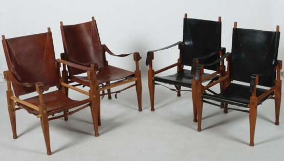 Nach Kaare Klint 4 Safari Chairs zur Restaurierung - photo 2
