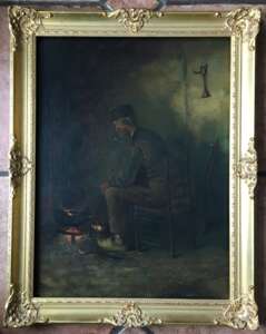 La Peinture “Le Foyer”. L'europe. k. XIX - n. XX siècles