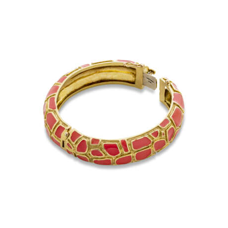 CARTIER ENAMEL AND GOLD BANGLE - photo 5