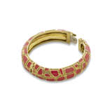 CARTIER ENAMEL AND GOLD BANGLE - Foto 5