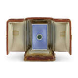 CARTIER EARLY 20TH CENTURY ENAMEL, GLASS AND AGATE VASE - Foto 2