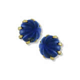 LAPIS LAZULI AND GOLD EARRINGS - Foto 1