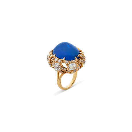 SAPPHIRE AND DIAMOND RING - photo 2