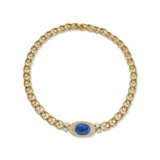 SAPPHIRE AND DIAMOND NECKLACE - фото 1