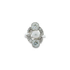 BELLE EPOQUE PEARL AND DIAMOND RING