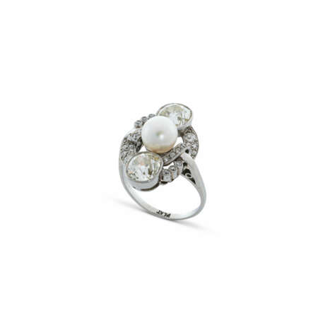 BELLE EPOQUE PEARL AND DIAMOND RING - photo 2