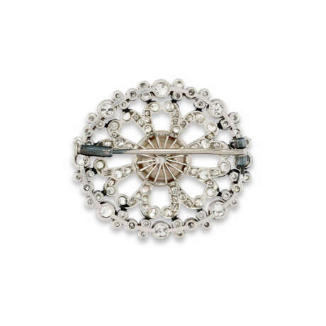 BELLE EPOQUE NATURAL PEARL AND DIAMOND BROOCH - photo 2