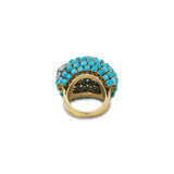 VAN CLEEF & ARPELS TURQUOISE, SAPPHIRE AND DIAMOND RING - фото 5
