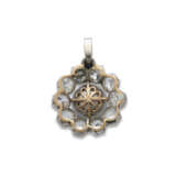 ANTIQUE NATURAL PEARL AND DIAMOND PENDANT - photo 3