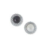 CHAUMET CULTURED PEARL AND DIAMOND EARRINGS - фото 1
