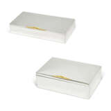 NO RESERVE | CARTIER PAIR OF SILVER AND GOLD TABLE BOXES - фото 2