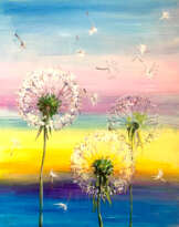 dandelion parachutes dandelion parachutes